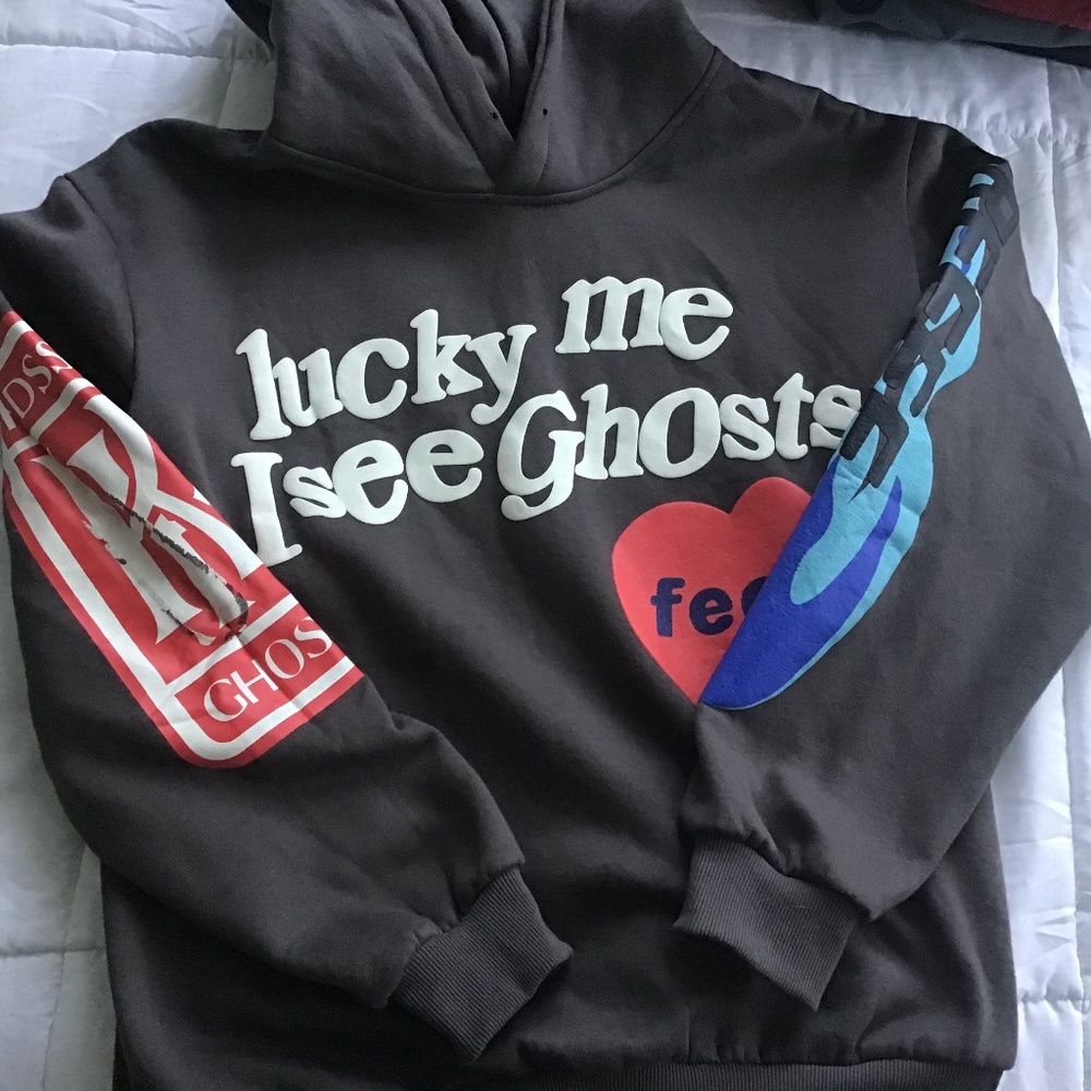 COPY - Lucky me I see ghost hoodie